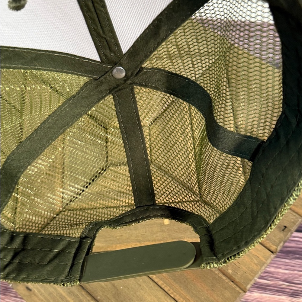 Cabela's Club Green Gold hat adjustable strap mesh back hunting fishing outdoor - Picture 3 of 4